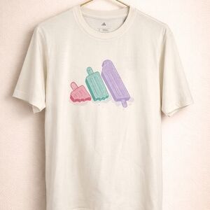 Adidas Cream Popsicle Graphic Tee